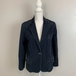 Lauren jeans Ralph Lauren blue denim blazer jacket